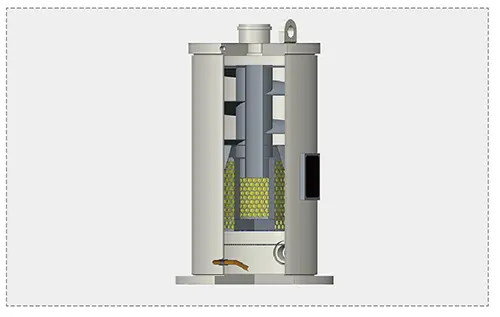 立式油分离器内部结构图