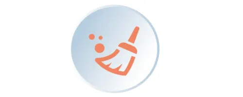 清洁过程示意图