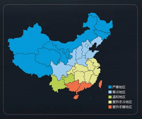 气候分布图